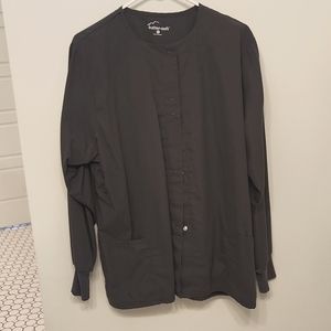 Uniform Advantage large Pewter Gray Scrub Coat